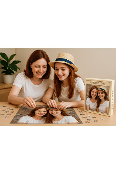 Bk Gift Kişiye Özel Fotoğraflı 1000 Parça Profesyonel Puzzle