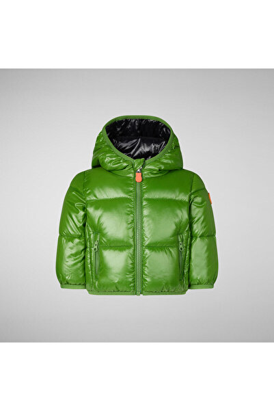 SAVE THE DUCK Unisex Çocuk Şişme Mont Yeşil - Jody