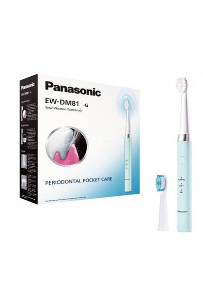 PANASONIC Panasonic Sonic vibration electric toothbrush EW-DM81-G503, 31000 oscillations/min, 2 Programs