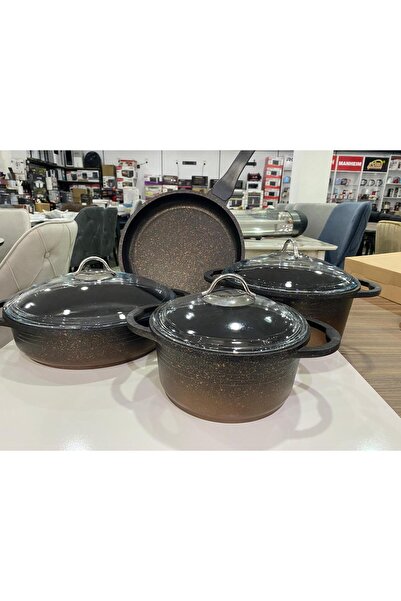 GRÜNBERG GR-4001 7PRÇ DÖKÜM TENCERE SET