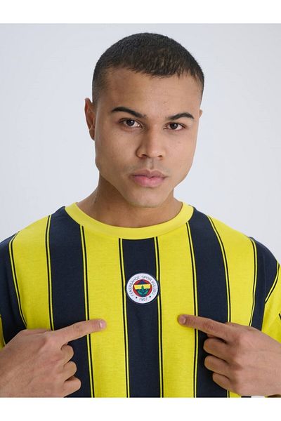 Fenerbahçe Licensed Oversize T-Shirt with Rod