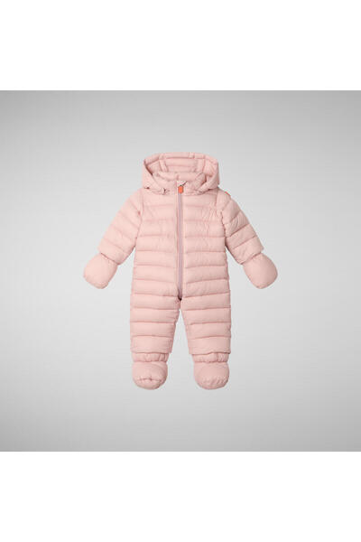 SAVE THE DUCK Unisex Çocuk Kapüşonlu Tulum Pembe - Storm