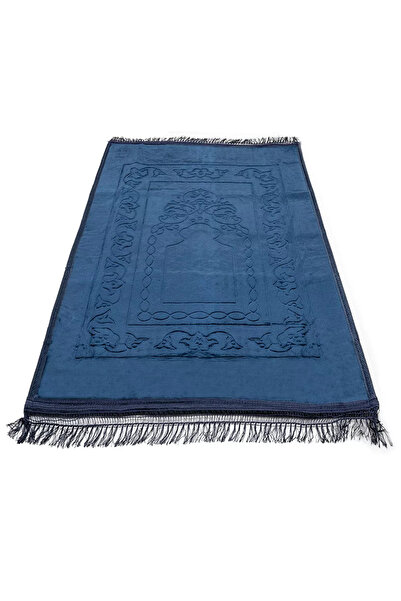Hayrat Neşriyat Plush Prayer Rug Navy Blue