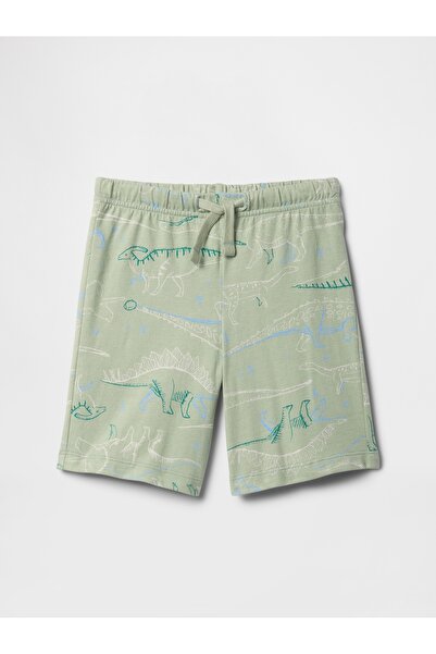 GAP Erkek Bebek Yeşil Desenli Şort