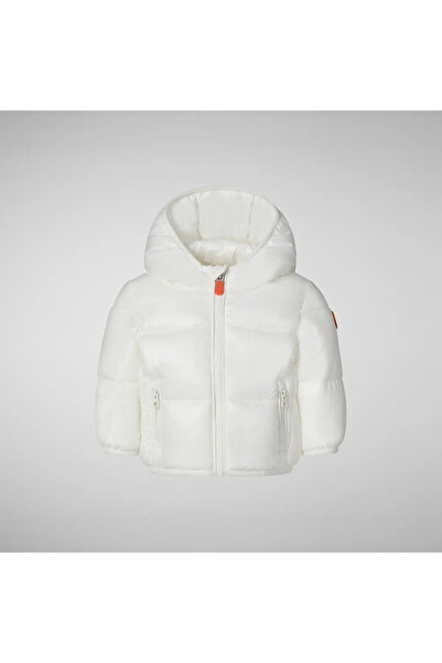 SAVE THE DUCK Unisex Çocuk Şişme Mont Beyaz - Jody