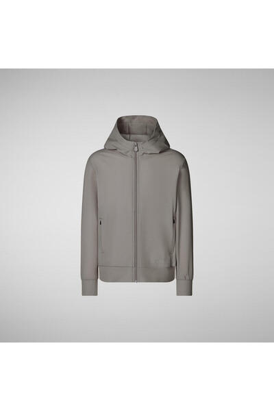 SAVE THE DUCK Çocuk Fermuarlı Sweatshirt Gri - Cassius