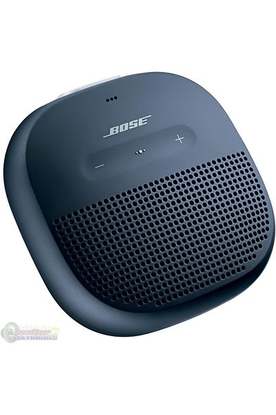 Bose بوز ساوند لينك مايكرو: مكبر صوت بلوتوث صغير محمول (مضاد للماء)، أزرق داكن
