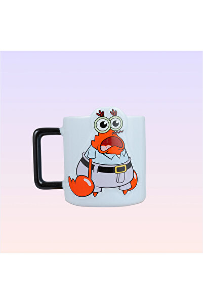 NİCKELODEON Nickelodeon Kupa Seramik Spongebob Mr.Krabs Baskılı Rk24148