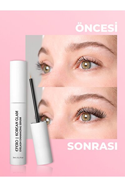 KOREAN GLAM Kirpik ve Kaş Güçlendirici Serum 3ml Besleyici Dolgunlaştırıcı