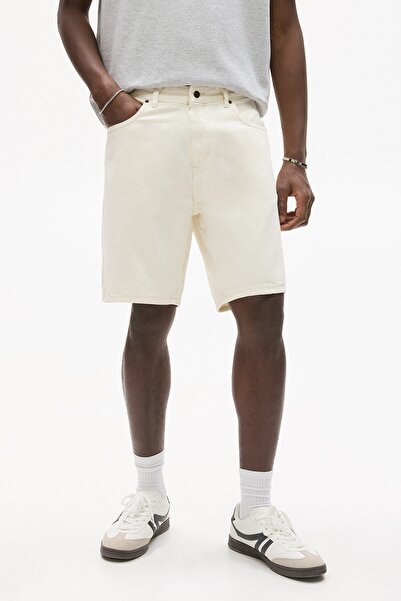 Pull & Bear Standard fit denim bermuda şort