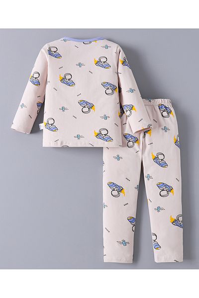 SAPS SAPS Space Printed Pajama Set - Light Purple