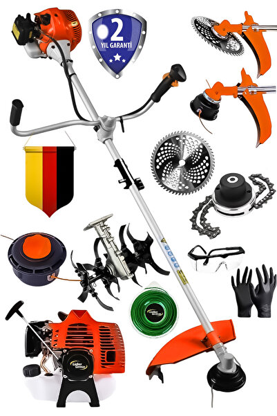 Lieber German Teknoloji Ltc-20 Benzinli Yan Tipi Çapalı Ot Çalı Çim Biçme Tır...