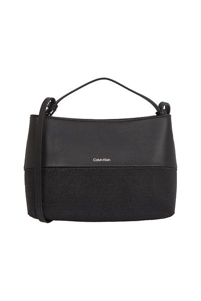 Calvin Klein Calvin Klein Black Mixmedia Convertible Crossover Bag