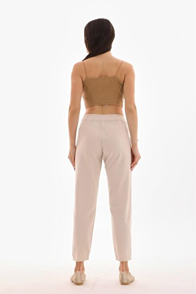 Kiremit Women's Tie-Waist Canvas Pants