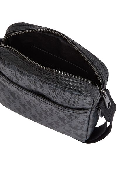 Calvin Klein Calvin Klein Black Matte Aop Reporter Crossover Bag