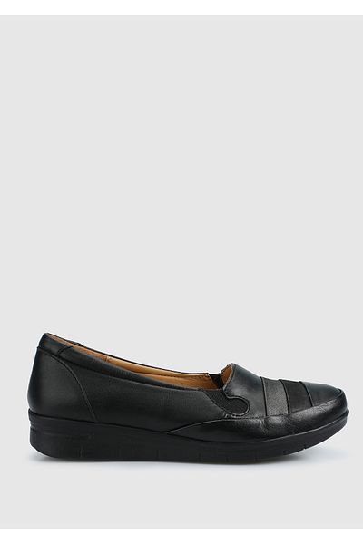 Eclipse Leather Black Women's Shoes