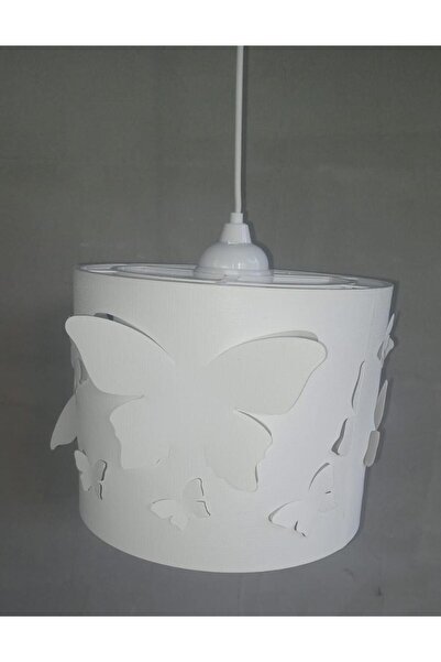 D-light Butterfly Tekli Avize Beyaz