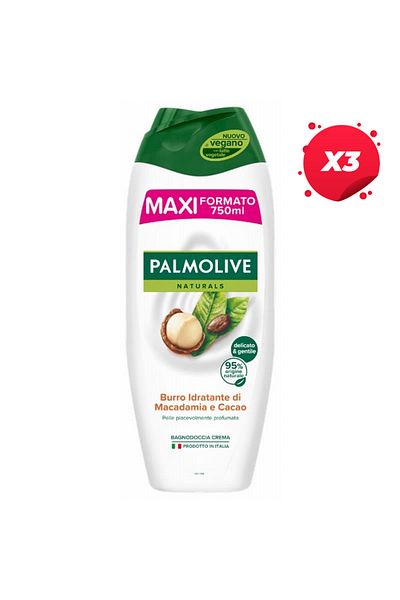 Palmolive X3 - PALMOLIVE SHOWER GEL 750ML MACADAMIA