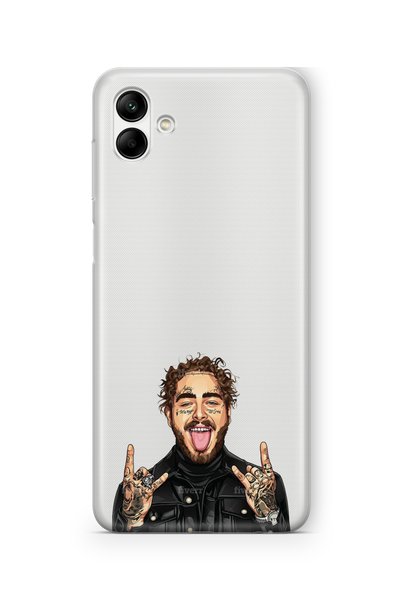 Multitronic Samsung Galaxy A05 Compatible Post Malone Design Printed Transpar...
