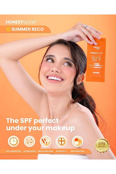 Honest glow Tinted Papaya Sunscreen