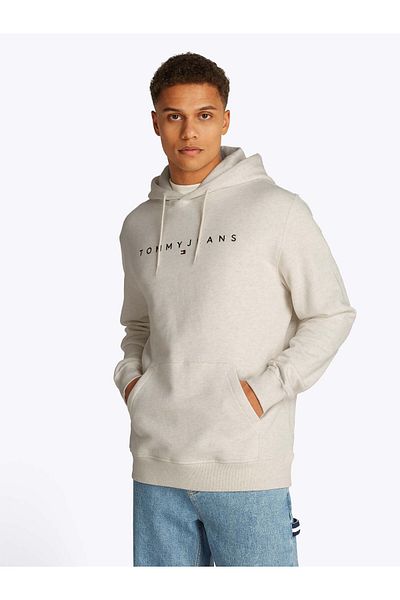 Tommy Hilfiger Mikina s kapucí s logem TJM Reg Linear – rozšířená velikost