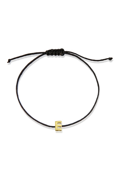 Altınkesesi 14 Ayar Altın İpli Harf Bileklik(E)