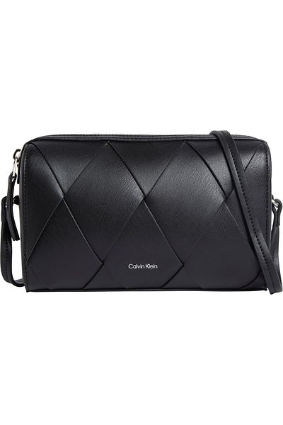 Calvin Klein Calvin Klein Black Woven Camera Crossover Bag