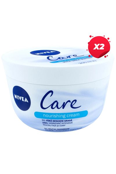 NIVEA X2 - NIVEA CARE CREAM 200ML INTENSIVE