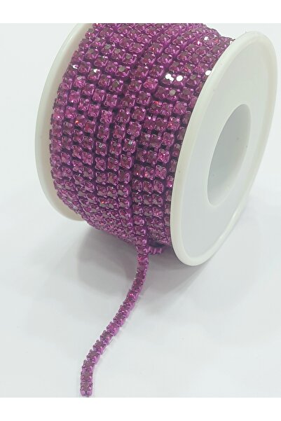 CRYSTALSHOP Sa kamenčićima Vrpca - SS12 (2.5mm) fuksija (9 metara rola)
