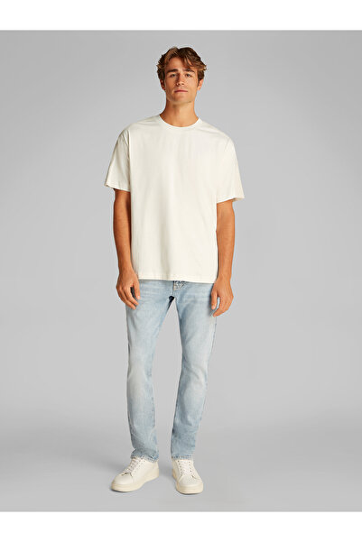 Calvin Klein Calvin Klein Men White Logo Tape Short Sleeve T-Shirt