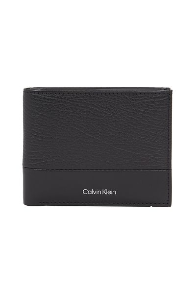 Calvin Klein Calvin Klein Men Black Subtle Mix 5C Bifold Wallet