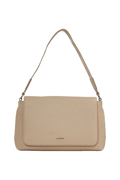 Calvin Klein Calvin Klein Beige Must Mono Satchel Bag