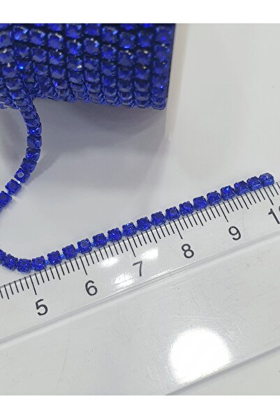 CRYSTALSHOP Каменна лента - Ss8 (2 мм) синя (ролка 9 метра)