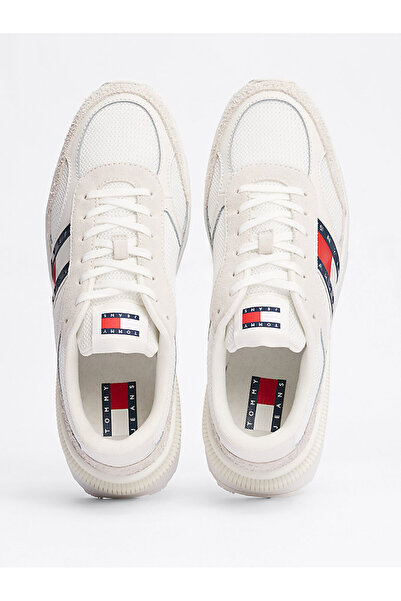 Tommy Hilfiger Erkek Beyaz Sneaker