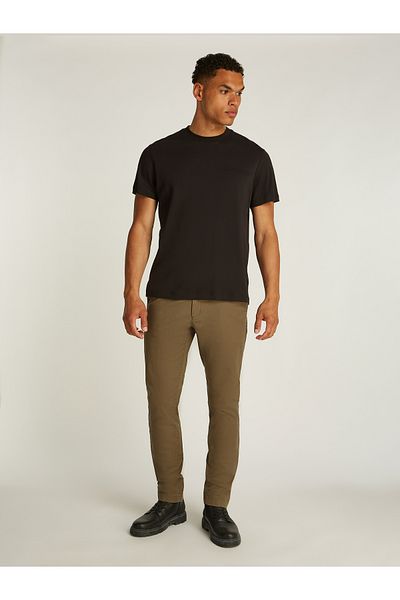 Calvin Klein Calvin Klein Men Black Embossed Logo Short Sleeve T-Shirt