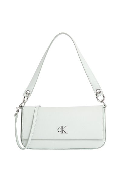 Calvin Klein Calvin Klein Gray Minimal Monogram Crossover Bag