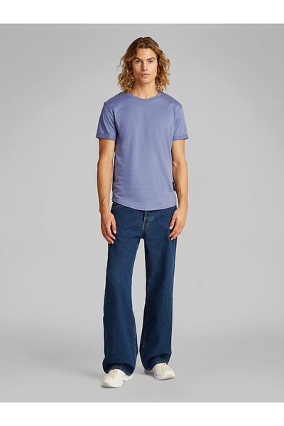 Calvin Klein Calvin Klein Men Blue Badge Turn Up Sleeve T-Shirt