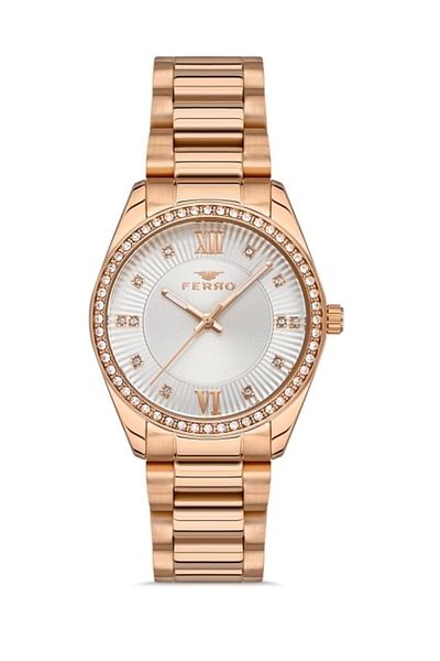 FERRO Rose Steel Cord Women's Wristwatch Fl21263a-c