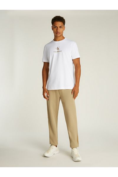 Calvin Klein Calvin Klein Men White Shadow Logo Short Sleeve T-Shirt
