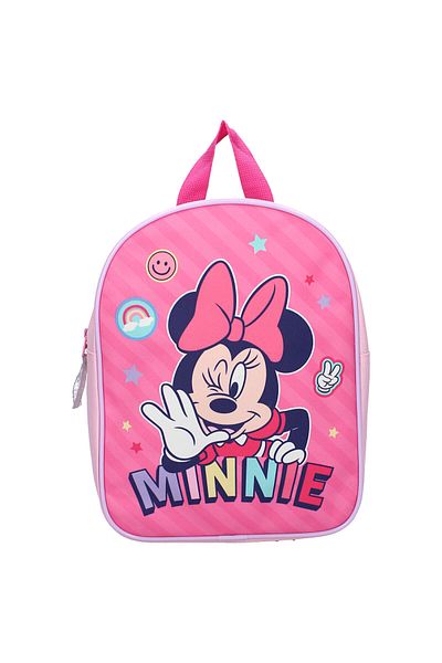 Minnie Mouse Kindergarten backpack, 29x22x9 cm, multicolor, adjustable and padded straps, Minnie Mouse Glam It Up