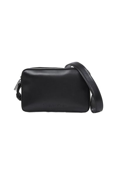Calvin Klein Calvin Klein Black Embossed Logo Camera Crossover Bag