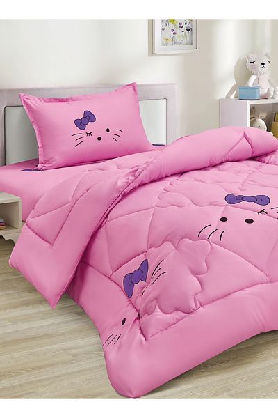 Generic 3 Piece Single Crib Bedding Set, Lightweight Comforter, Suitable for All Seasons G5