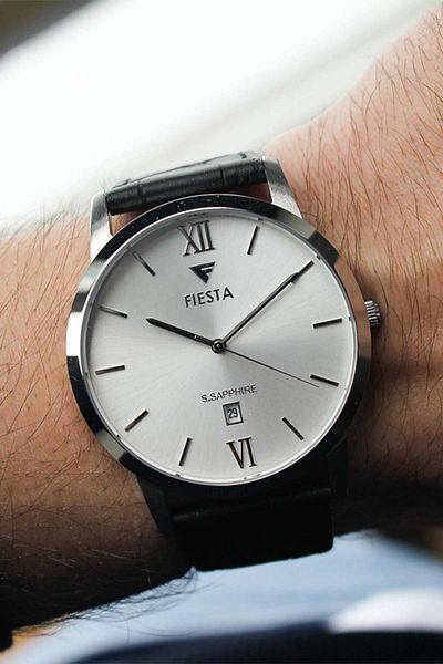 Fiesta Fs 600781   Men's Wrist Watch with Leather Cord