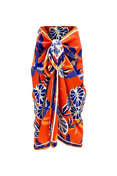 Bolder Stella Parrot Orange Long Pareo (Does Not Show) 100*145