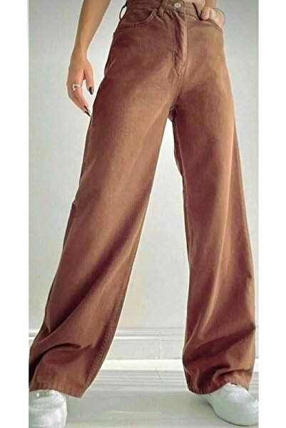 jsshop collection ΓΥΝΑΙΚΕΙΑ ΨΗΛΟΠΟΙΗΜΕΝΑ ΦΑΡΔΙΑ ΠΟΔΙΑ ΧΑΛΑΡΑ PALAZZO WIDE LEG JEANS (ΝΕΑ ΣΕΖΟΝ)