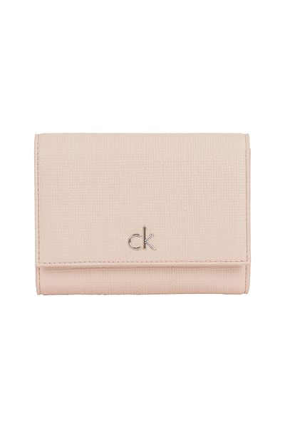 Calvin Klein Women Rose Dust Daily Medium Trifold Wallet