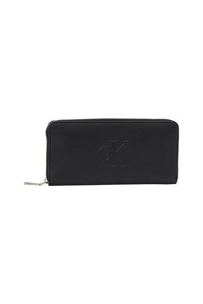 Calvin Klein Calvin Klein Women Black Sculpted Zip Around Wallet