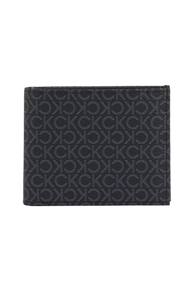 Calvin Klein Men Black Classic Mono Bifold Wallet