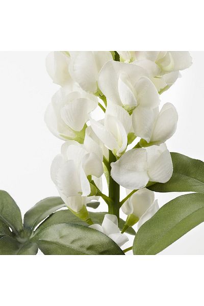 IKEA SMYCKA Artificial Lupin Flower White, 74 cm | IKEA Lifelike & Bendable Stem