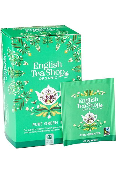 English Tea Shop Organic Pure Green Tea | Blend Of Organic Green Tea With Little Hint Of Citrus | Be